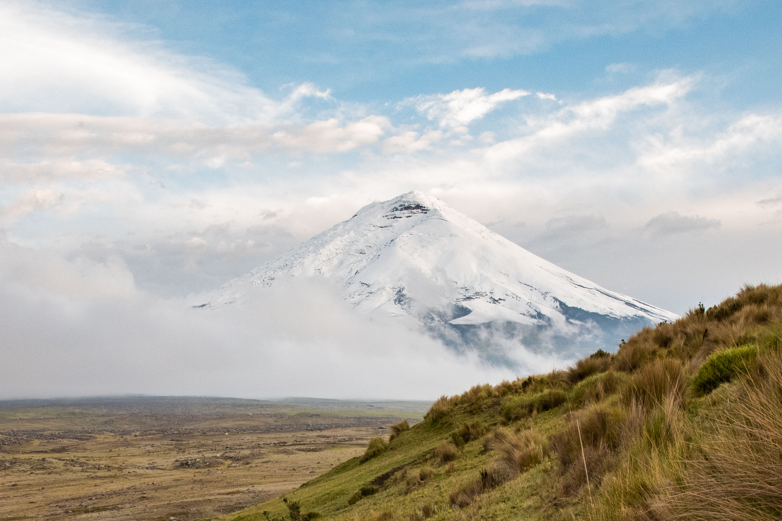 Into the shadow of the giant in Cotopaxi National Park